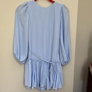 GB Girls•Gianni Bini•baby blue dress•dropped waist• ruffle skirt